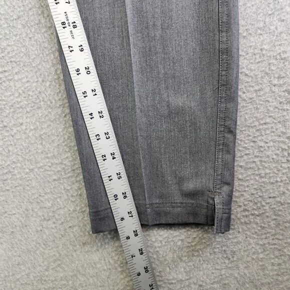 Figs Scrub Pants Womens Medium Gray Yola Skinny Leg Zip Cargo Blue Drawstring - Picture 12 of 16